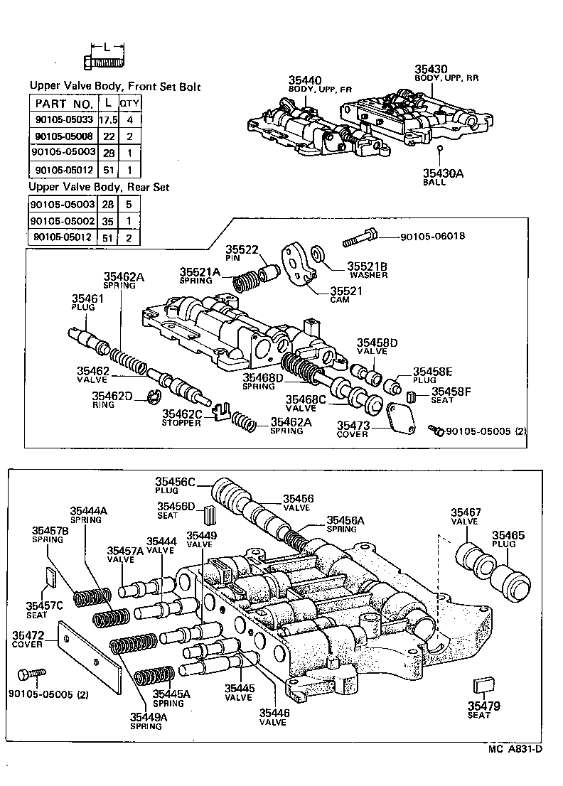Toyota 35202-30020 VALVE, LOCK UP RELAY