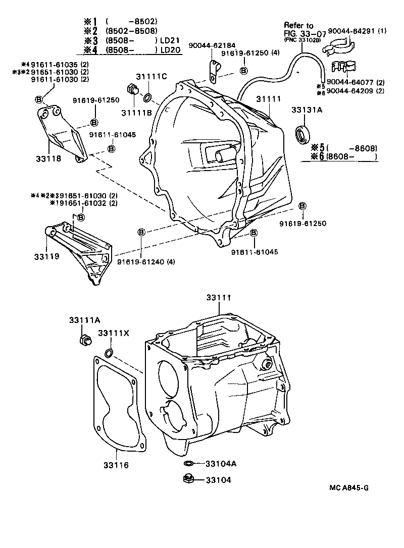 90043-41049 PLUG, MANUAL TRANSMISSION CASE product image