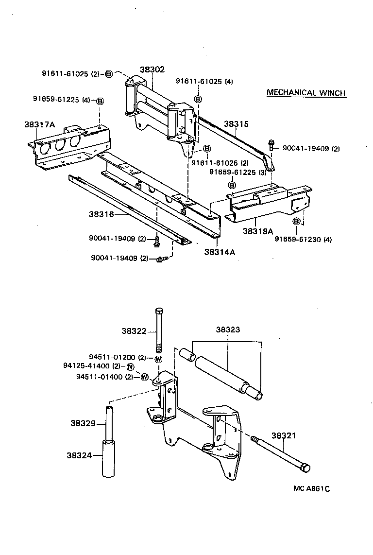 38351-87602 BASE, WINCH product image
