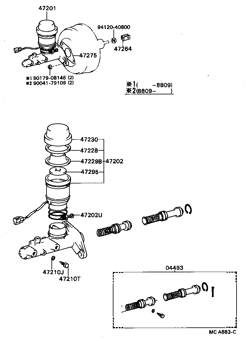 47225-87607 CAP ASSY, BRAKE MASTER CYLINDER RESERVOIR FILLER product image