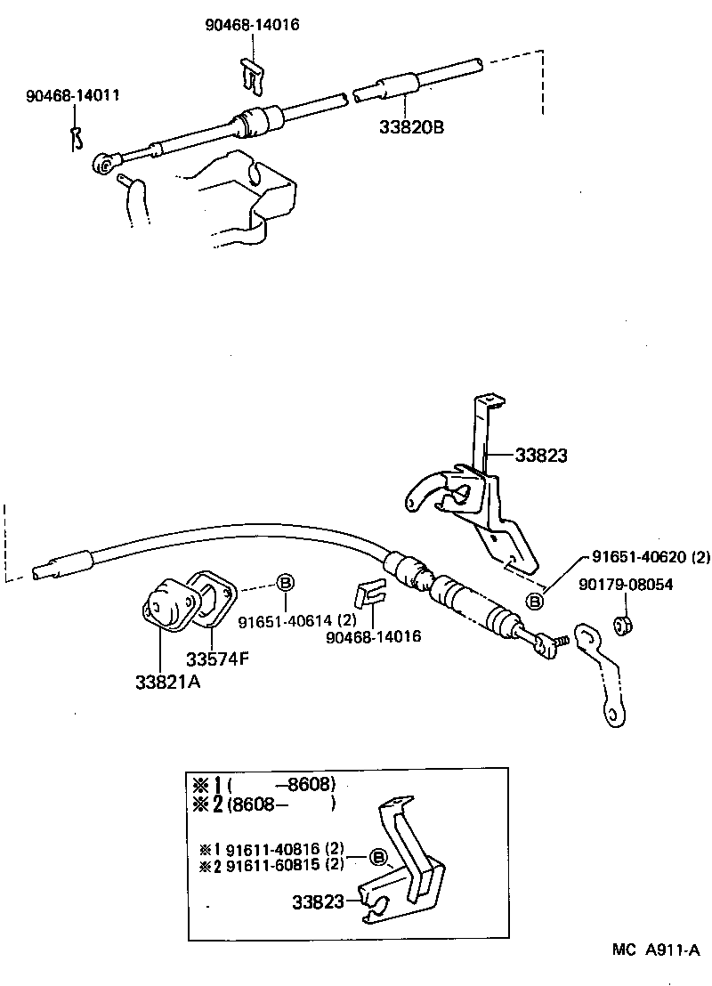 33504-17030 KNOB SUB-ASSY, SHIFT LEVER product image