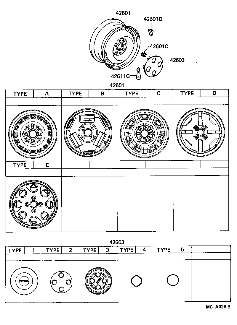 42611-16211 WHEEL, DISC product image