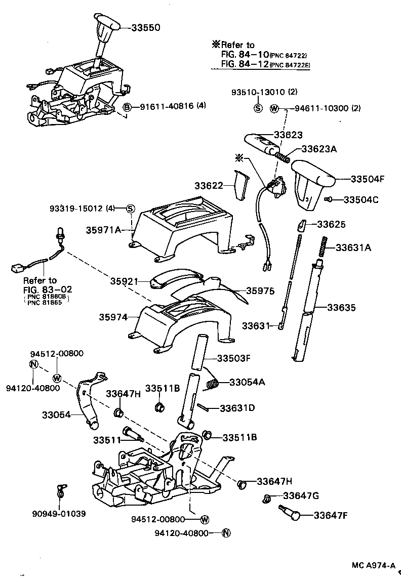 33054-32020 LEVER SUB-ASSY, SHIFT, NO.2(FOR FLOOR SHIFT) product image