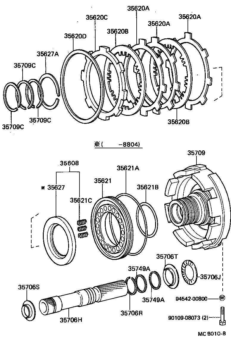 35677-22060 DISC, CLUTCH (FOR REAR BRAKE) product image