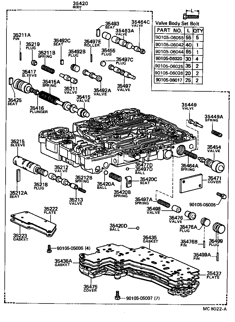 90501-30006 SPRING, COMPRESSION (FOR ACCUMULATOR PISTON NO.1) product image