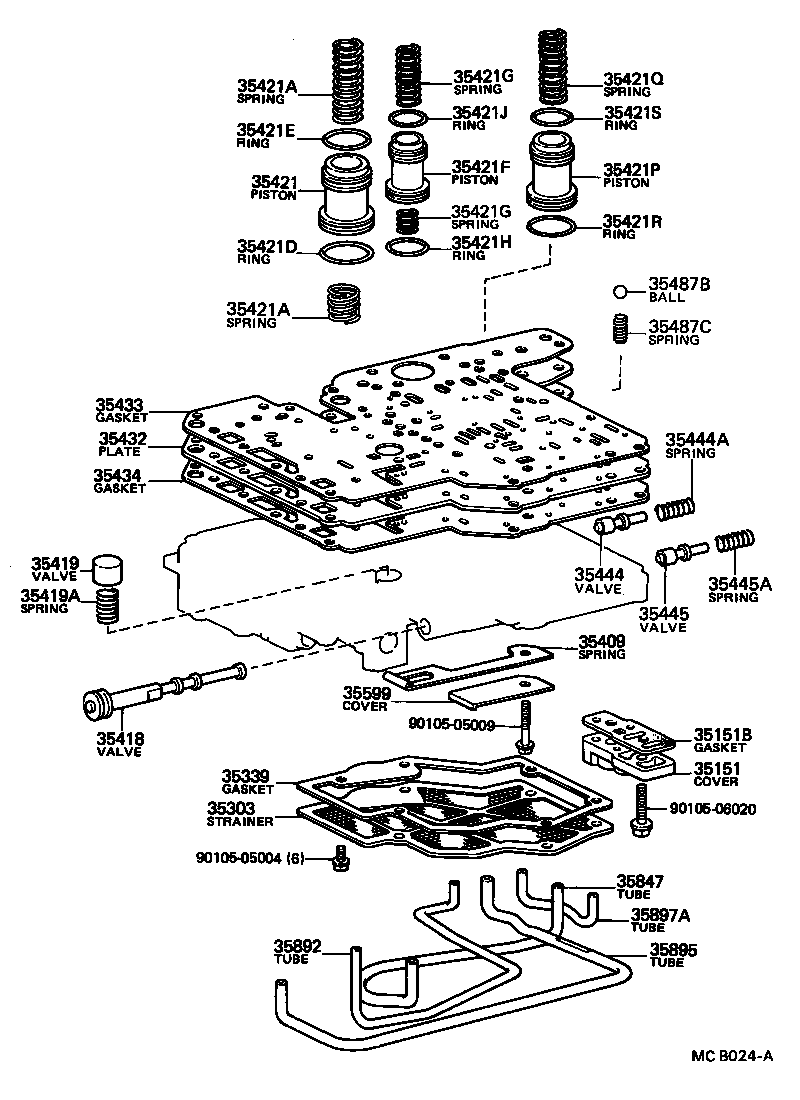 Toyota 35204-30010 VALVE, SECONDARY REGULATOR