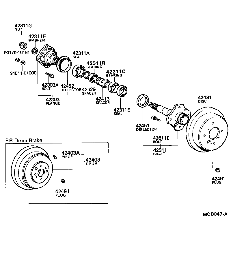 90521-81001 RING, HOLE SNAP product image