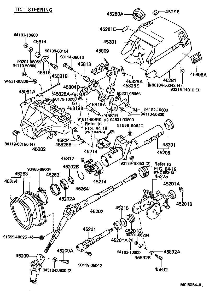 45220-22140 SHAFT SUB-ASSY, STEERING INTERMEDIATE product image