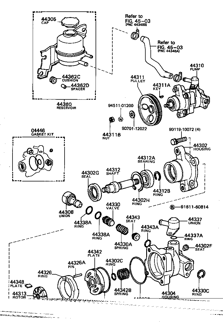 44320-22311 PUMP ASSY, VANE product image