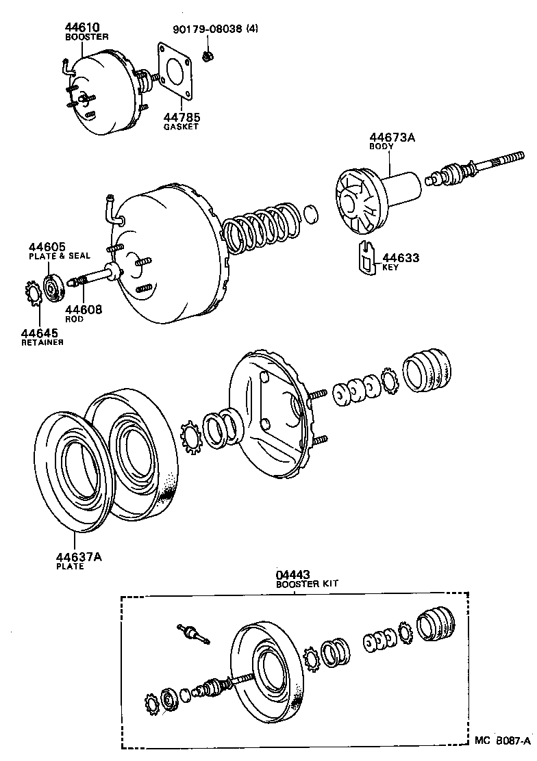 47547-40020 PLUG, BLEEDER(FOR HYDRAULIC CYLINDER BODY) product image