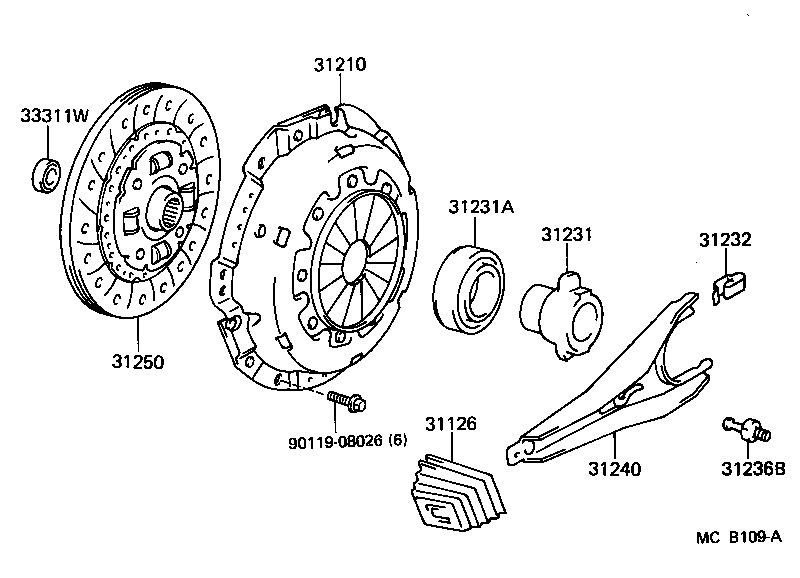 31250-22151 DISC ASSY, CLUTCH product image