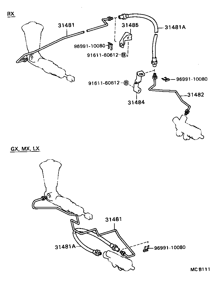 31310-22020 PEDAL SUB-ASSY, CLUTCH product image