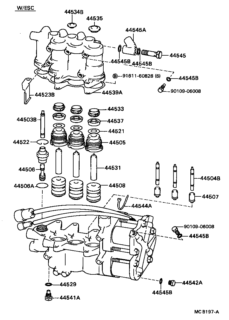 44591-22080 BRACKET, BRAKE ACTUATOR, NO.1 product image