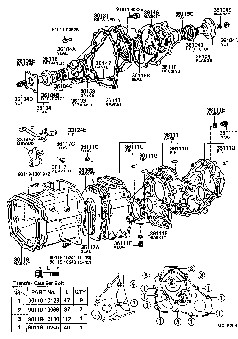 36103-35030 CASE, TRANSFER product image