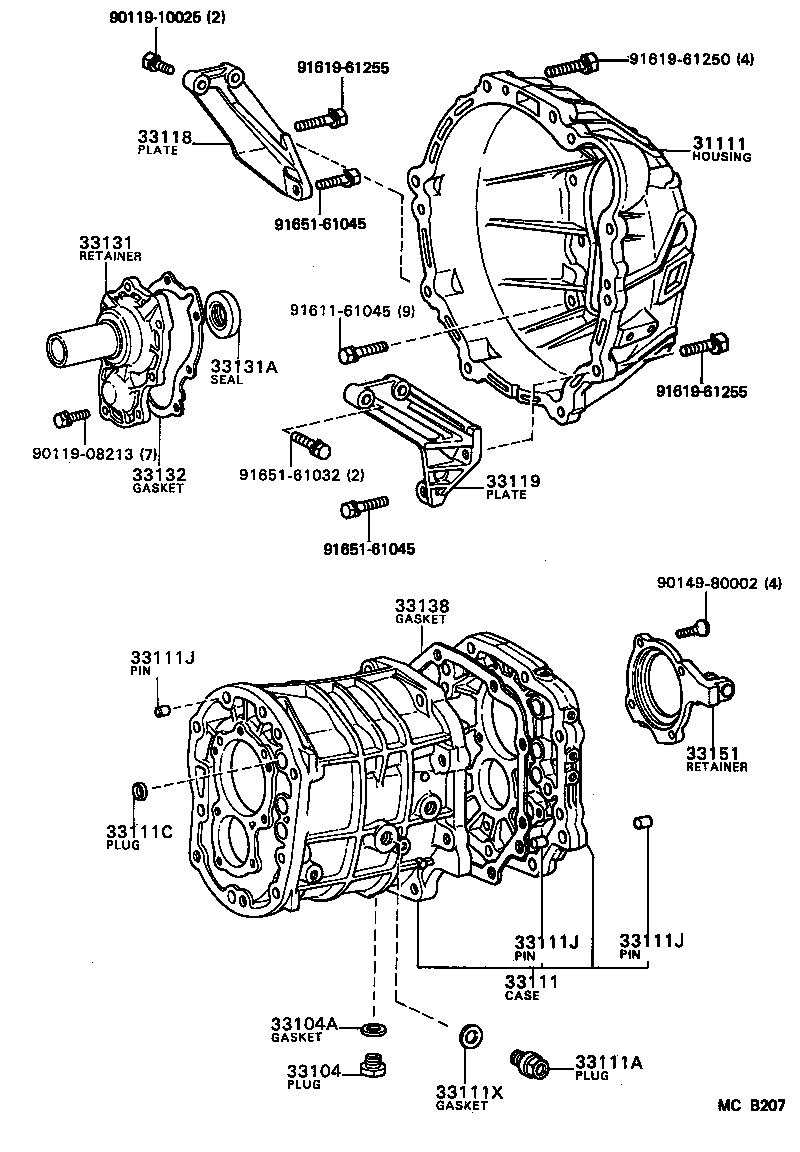 31111-35050 HOUSING, CLUTCH product image