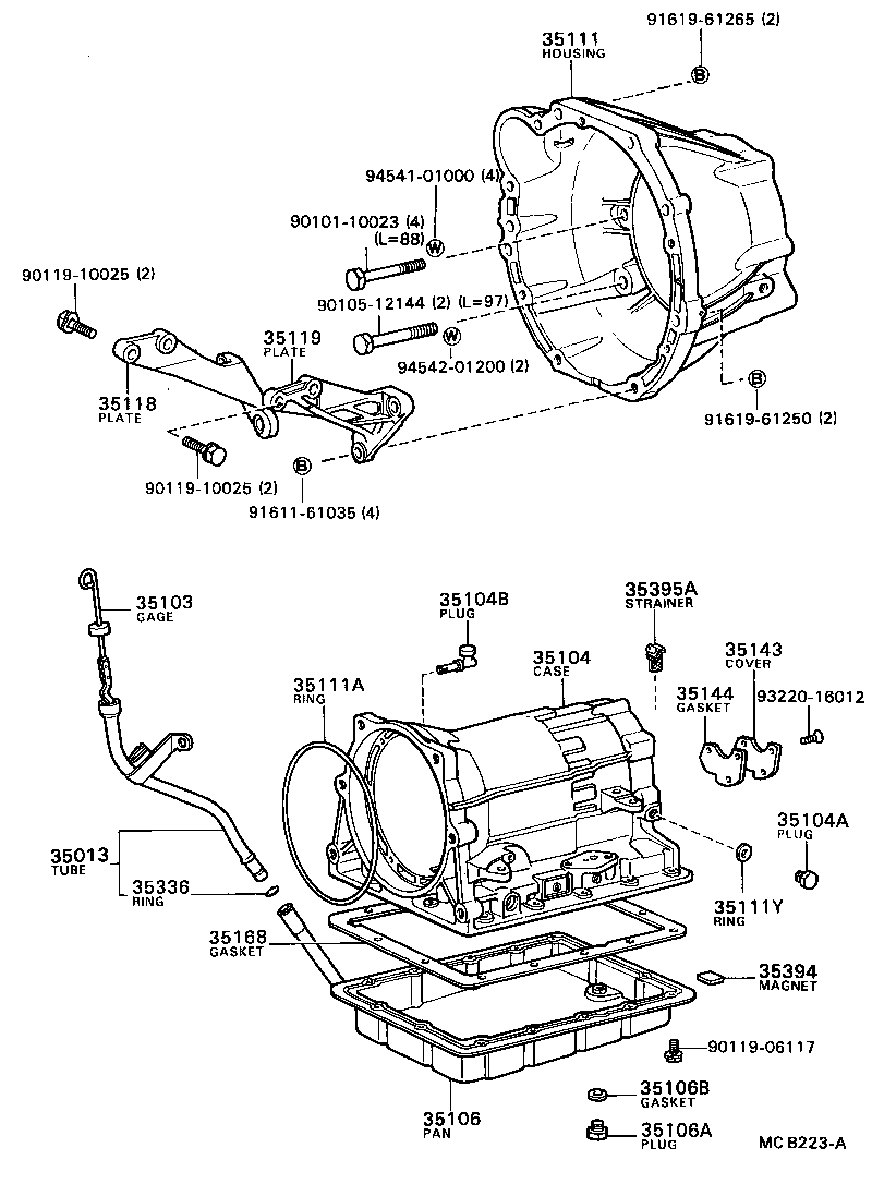 35013-20210 TUBE SUB-ASSY, TRANSMISSION OIL FILLER product image
