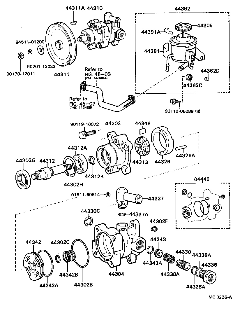 44320-20070 PUMP ASSY, VANE product image