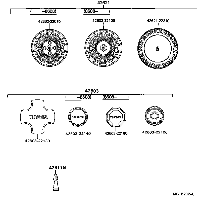 42611-22400 WHEEL, DISC product image