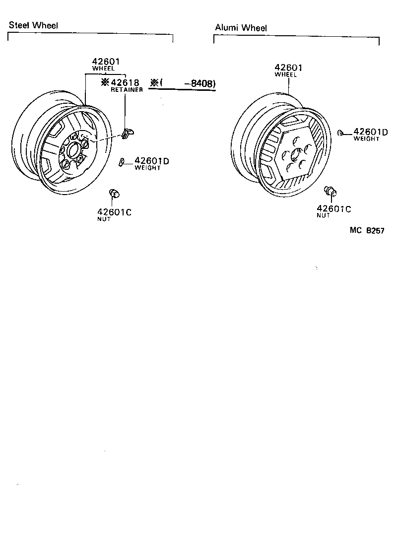 42611-32040 WHEEL, DISC product image