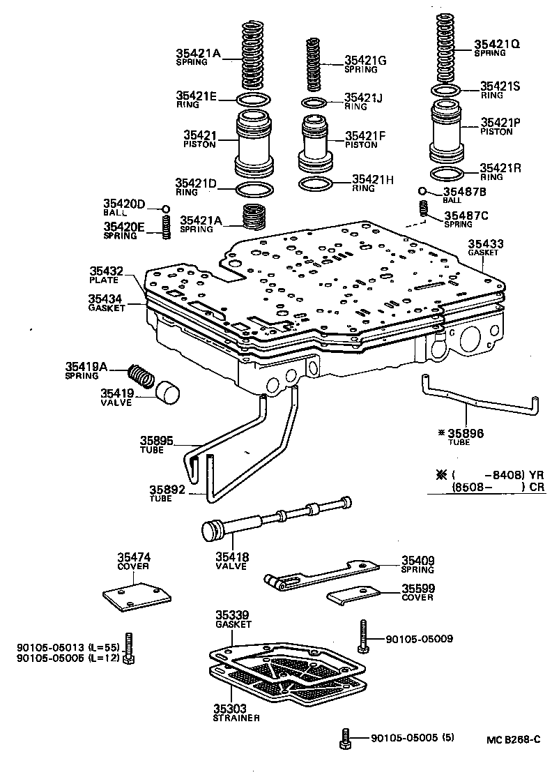 35420-28040 BODY ASSY, LOWER VALVE product image