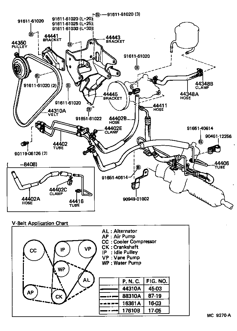 44319-14010 PULLEY, VANE PUMP DRIVE product image