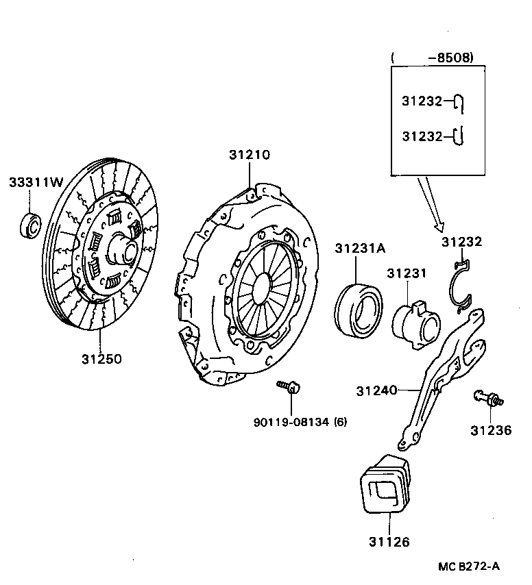 31210-36110 COVER ASSY, CLUTCH product image