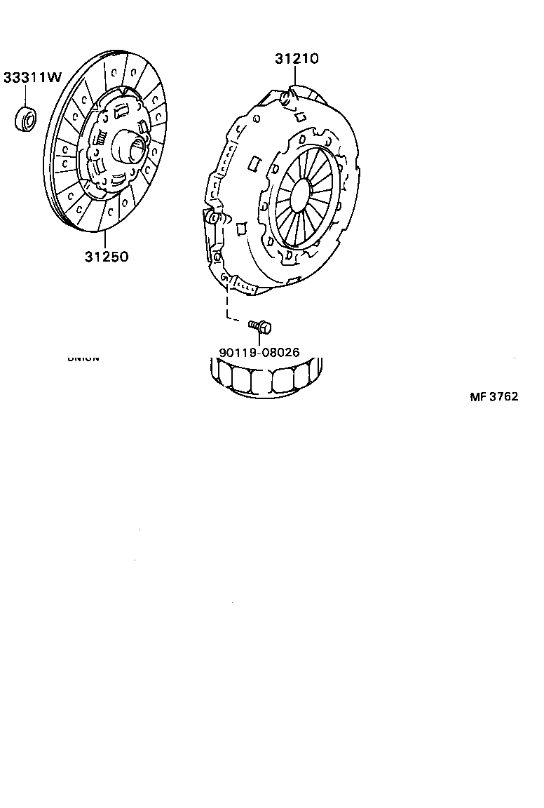 31210-36110 COVER ASSY, CLUTCH product image