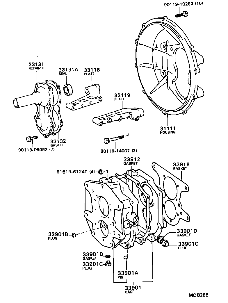 31111-36150 HOUSING, CLUTCH product image