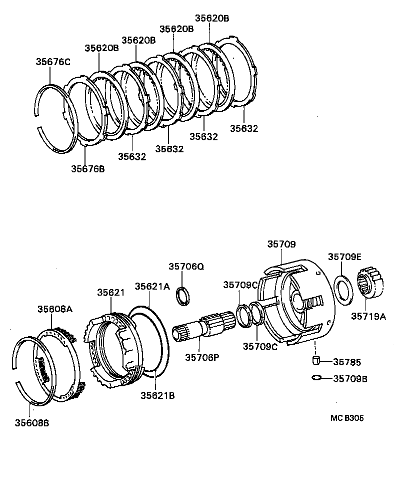 35621-36020 PISTON, BRAKE, NO.1 product image
