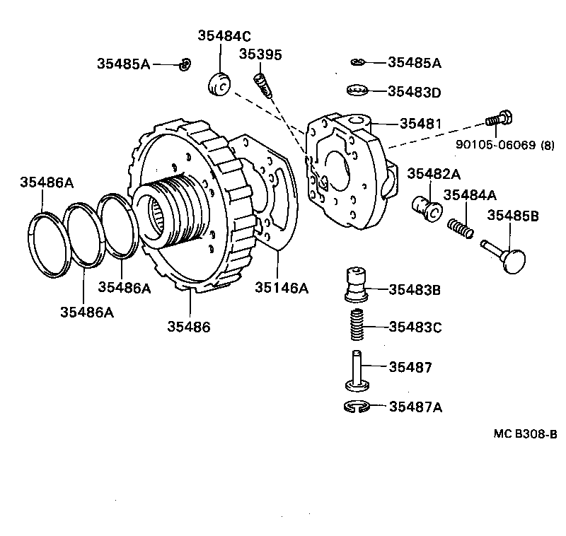 90501-07079 SPRING, COMPRESSION (FOR GOVERNOR WEIGHT) product image