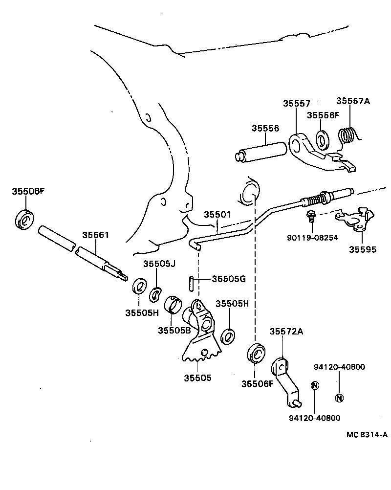35520-36020 CABLE ASSY, THROTTLE product image