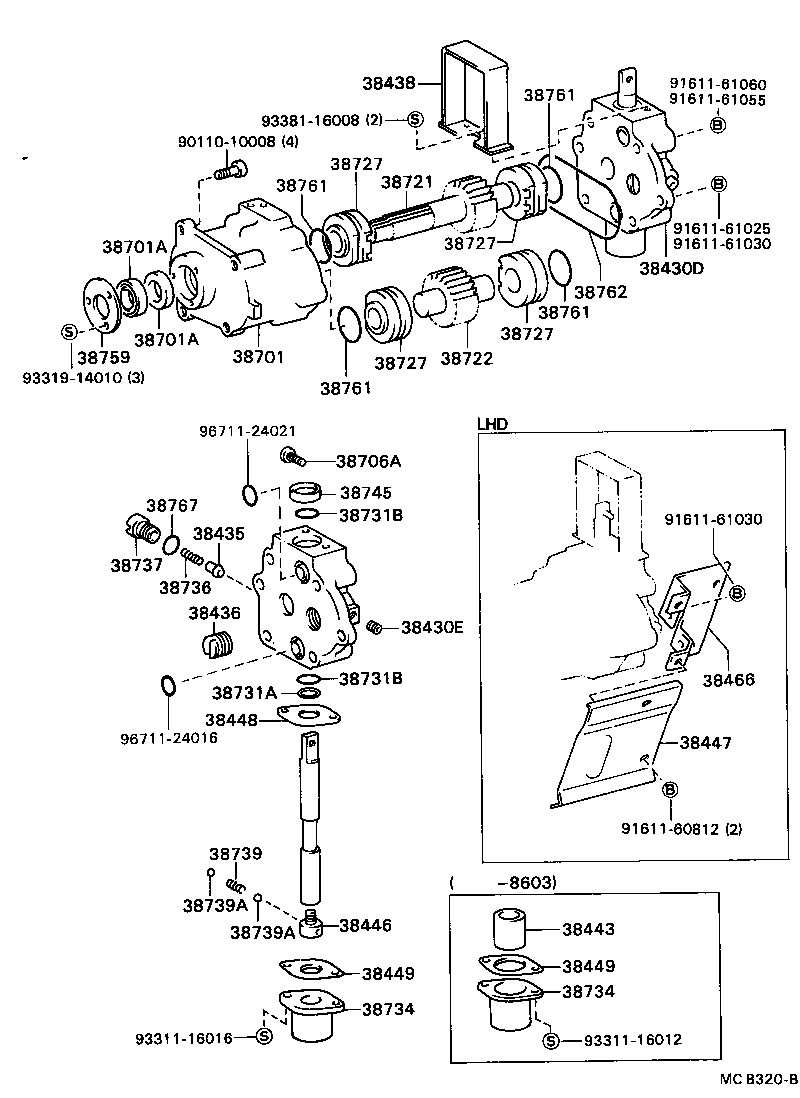 38411-96300 BODY SUB-ASSY, OIL PUMP product image