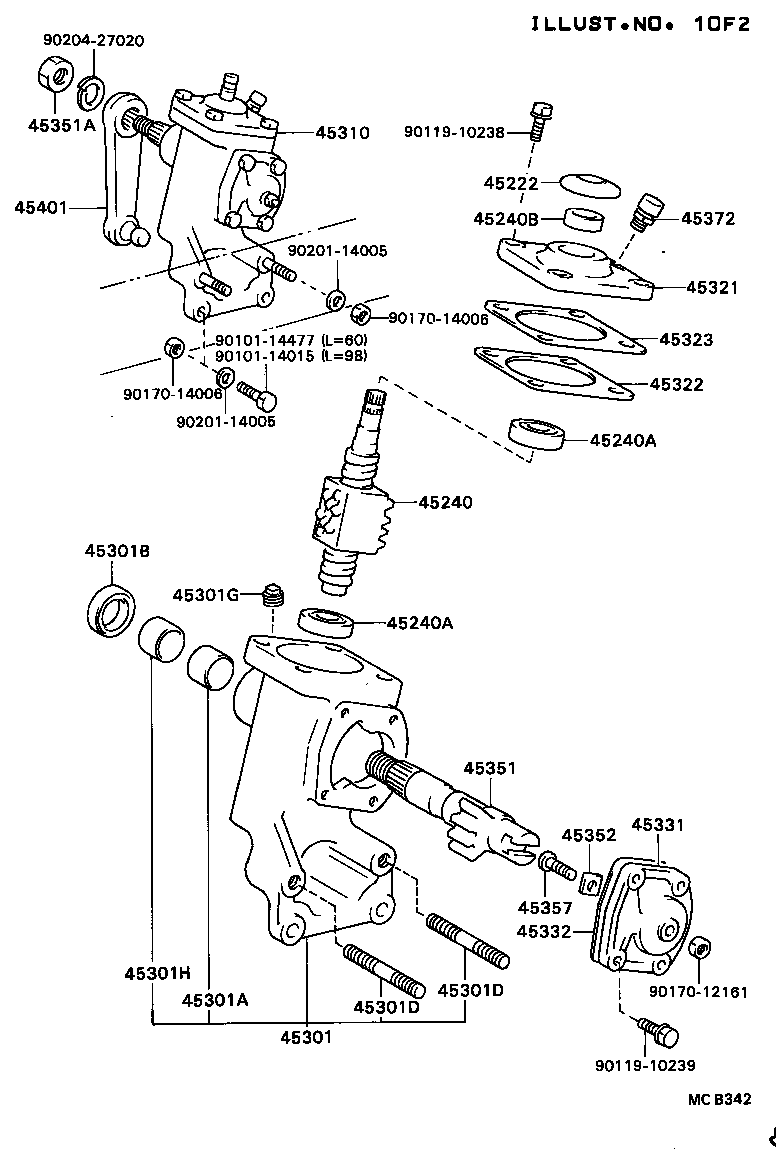 44167-37010 COVER, SECTOR SHAFT DUST product image