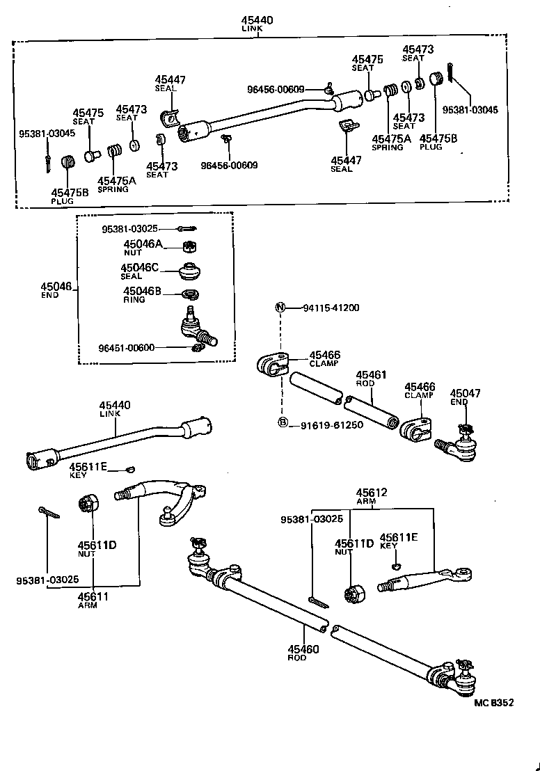 44167-37010 COVER, SECTOR SHAFT DUST product image