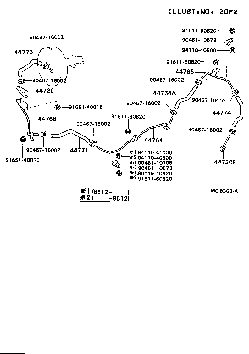 44610-36340 BOOSTER ASSY, BRAKE product image
