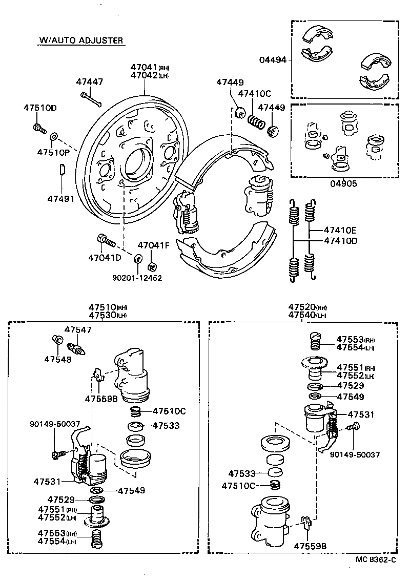 04496-36100 SHOE KIT, FRONT BRAKE product image