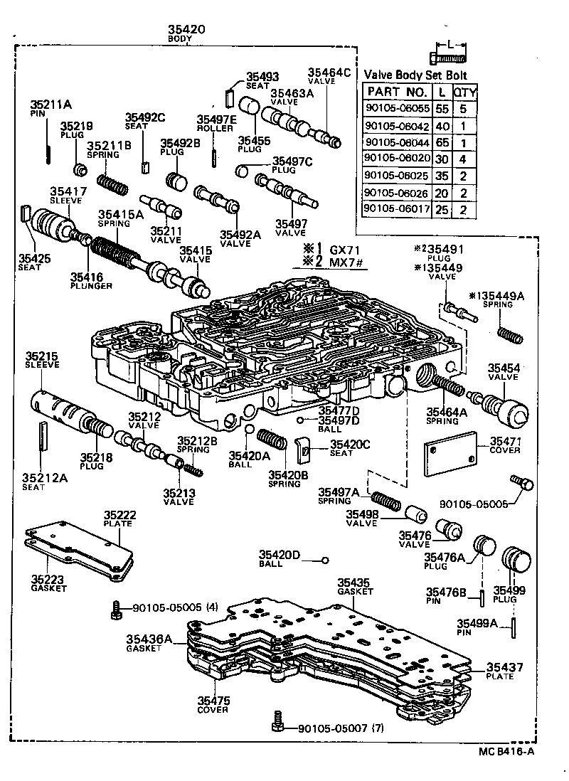90501-15003 SPRING, COMPRESSION (FOR ACCUMULATOR PISTON NO.2) product image