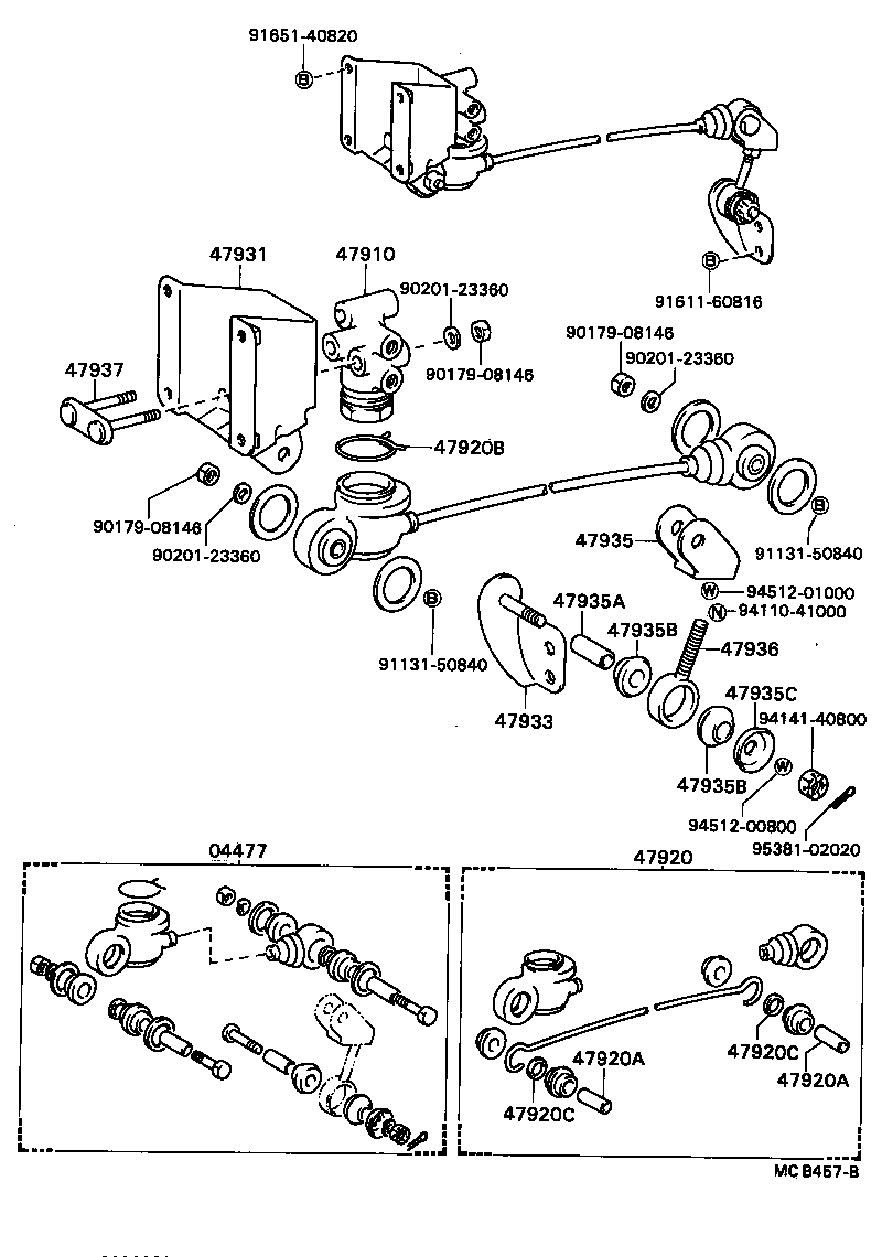 47311-36460 TUBE, FRONT BRAKE, NO.1 product image