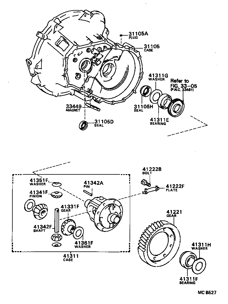 33449-32010 MAGNET, TRANSMISSION product image