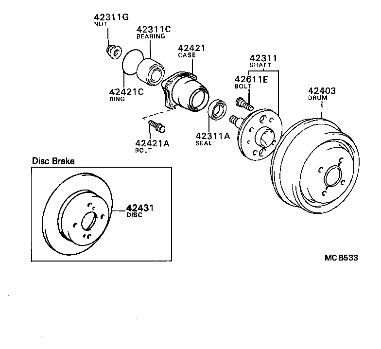 43502-17010 SHAFT, REAR AXLE product image