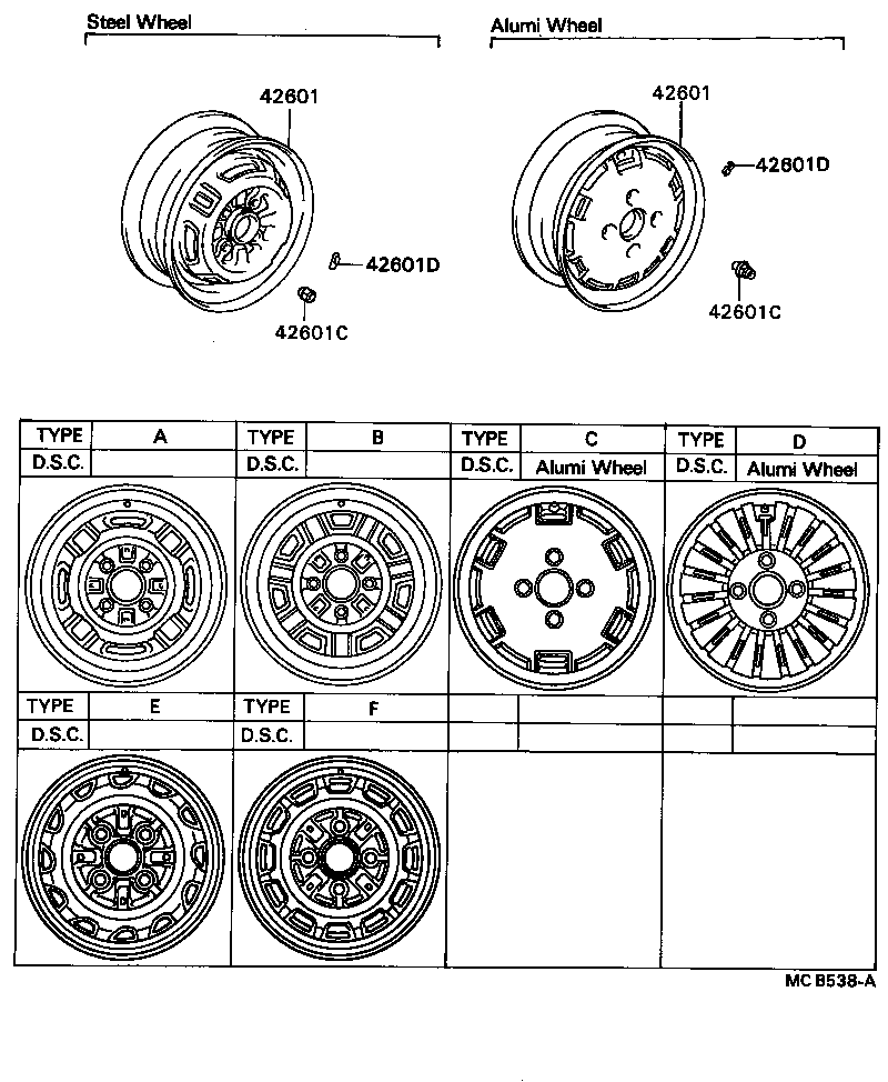 42602-12110 CAP, WHEEL product image