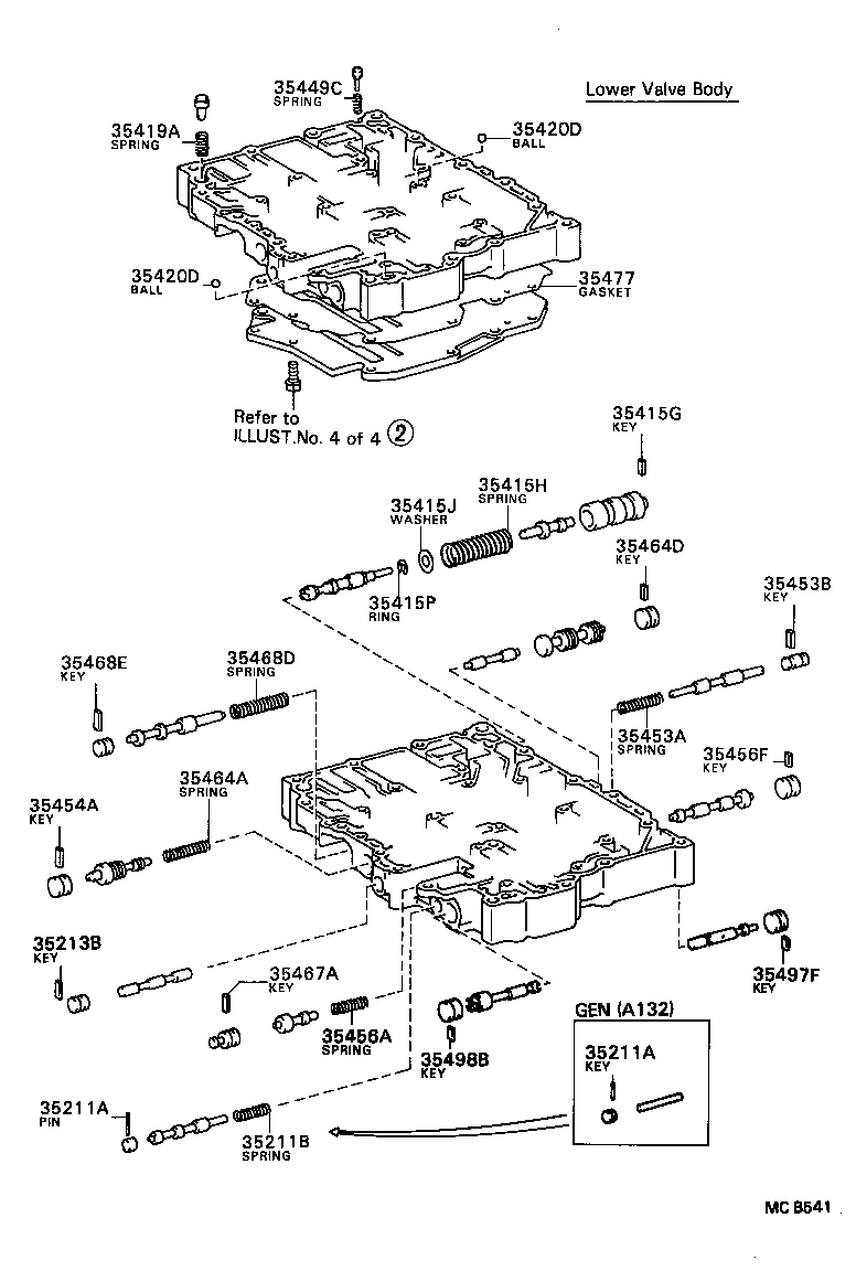 35554-12010 ROD, MANUAL VALVE CONNECTING product image