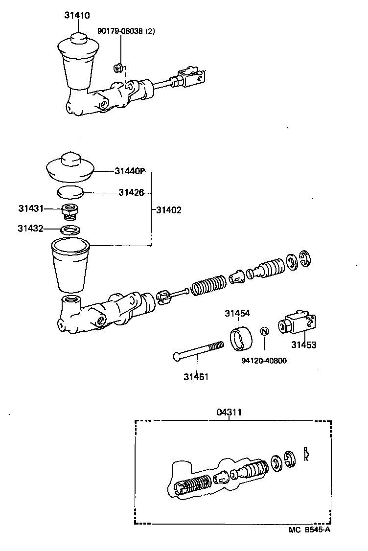 96132-30800 CLIP(FOR CLUTCH RESERVOIR TUBE) product image