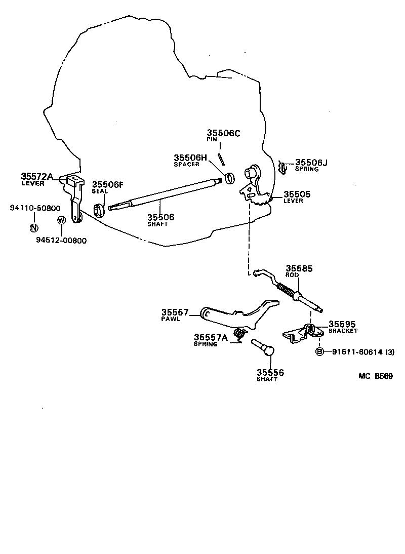 35520-10040 CABLE ASSY, THROTTLE product image
