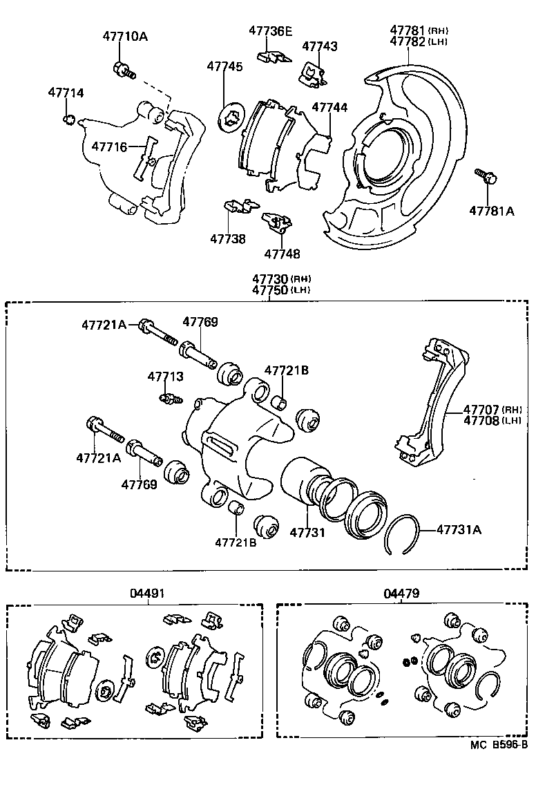 47743-10020 SPRING, ANTI-RATTLE, NO.2(FOR FRONT DISC BRAKE) product image