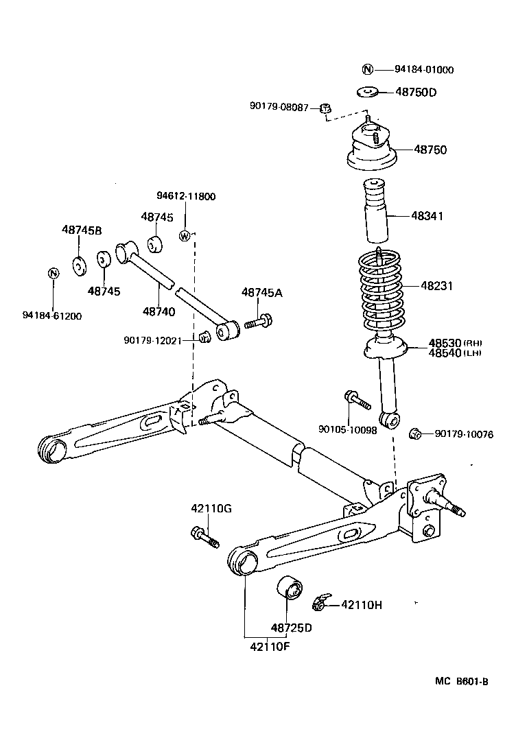 48231-10140 SPRING, COIL, REAR product image