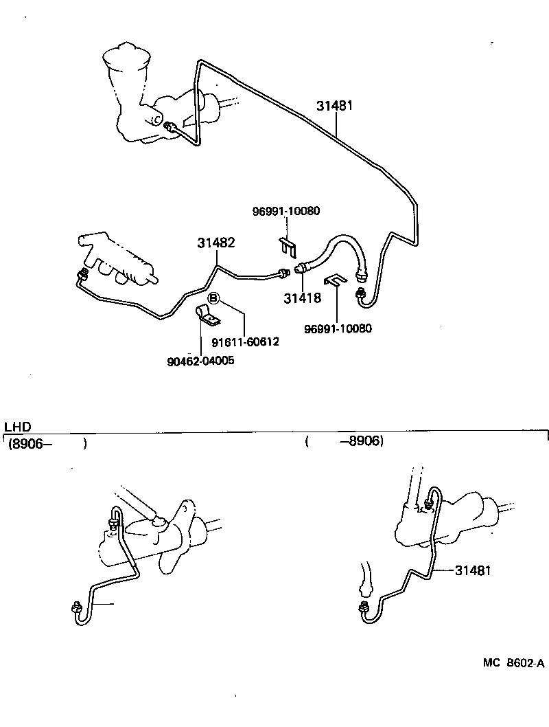 31301-10170 PEDAL SUB-ASSY, CLUTCH product image