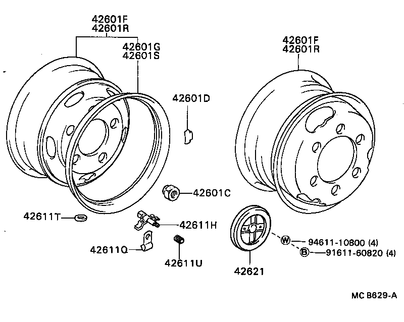 42633-55030 NUT, HUB (FOR AXLE) product image