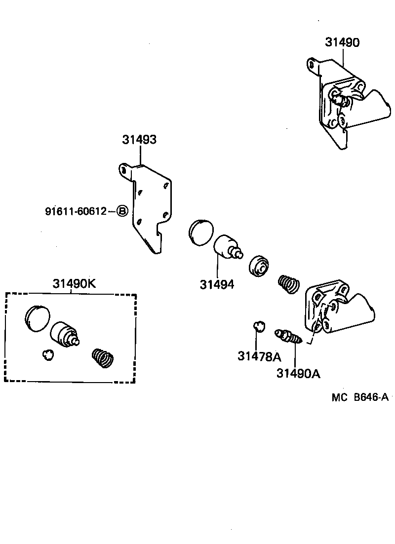 90412-12009 UNION(FOR CLUTCH MASTER CYLINDER TO FLEXIBLE HOSE TUBE) product image