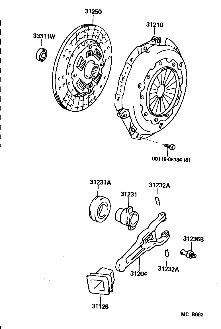 31210-60071 COVER ASSY, CLUTCH product image